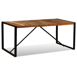 vidaXL spisebord 180 cm massivt genbrugstr&aelig;