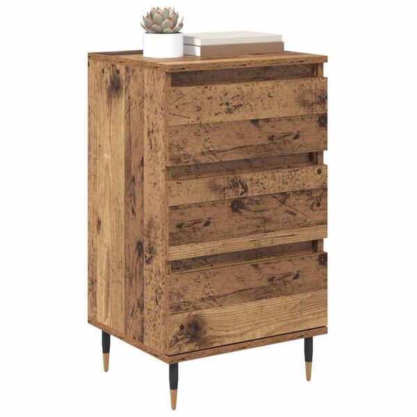 vidaXL Sideboard Gammelt træ 35 x 40 x 70 cm Konstrueret træ