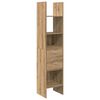 vidaXL Bogskab artisan eg 40 x 35 x 180 cm Konstrueret tr&aelig;