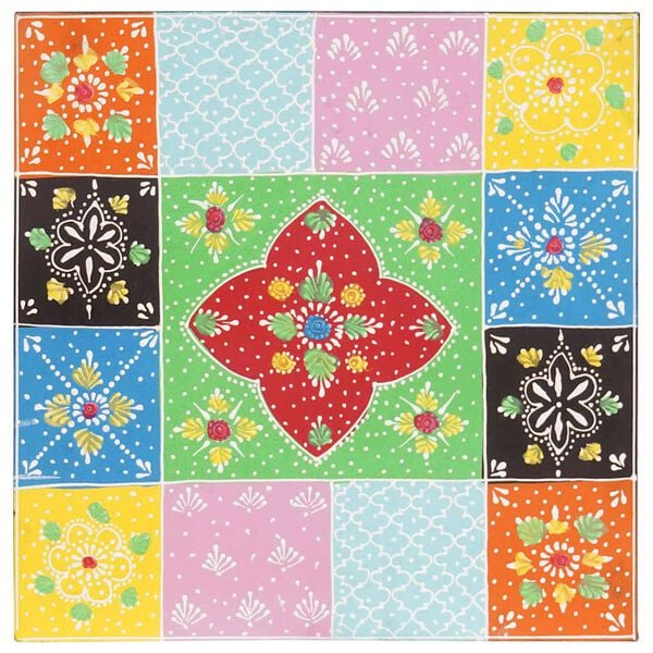 vidaXL Nesting Bord Brun 38 x 38 x 41.5 cm Massivt mangotræ