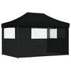 vidaXL Party Tent Sort 279 x 410 x 315 cm Oxford stof
