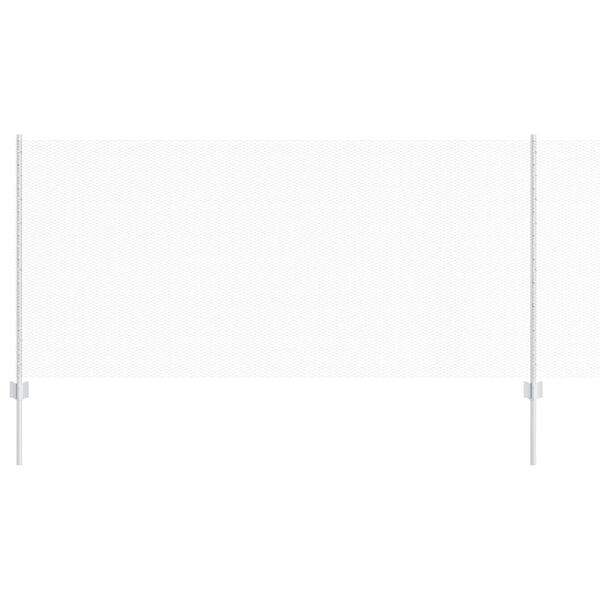 vidaXL Hegn med post S&oslash;lv 1 x 10 m St&aring;l