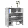 vidaXL receptionsskranke 100x50x103,5 cm konstrueret tr&aelig; beton gr&aring;