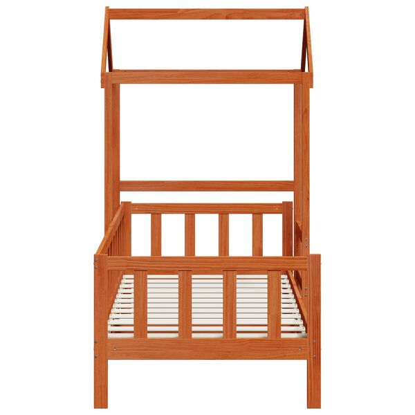 vidaXL Dagbed S&aelig;t 2 pcs Voks brun Massiv fyrretr&aelig;