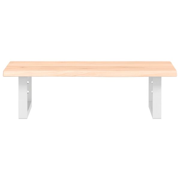 vidaXL badev&aelig;relseshylde st&aring;l og massivt egetr&aelig;