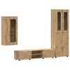 vidaXL TV-m&oslash;bels&aelig;t FLORIN 3 pcs Artisan Egetr&aelig; Konstrueret tr&aelig;
