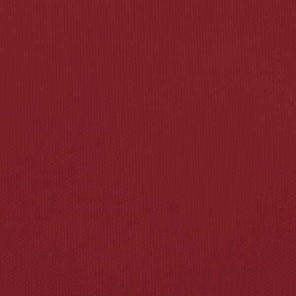 vidaXL solsejl 5x6x6 m trekantet oxfordstof r&oslash;d