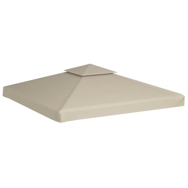 vidaXL baldakin til havepavillon 3x3 m 310 g/m&sup2; beige