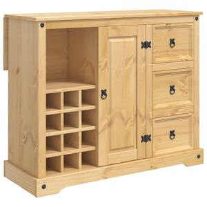 VidaXL K&oslash;kkenopbevaring Honning Voks 112 x 70 x 91,5 cm Massiv fyr