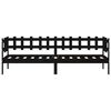 vidaXL daybed 90x200 cm massivt fyrretr&aelig; sort