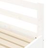 vidaXL daybed med udtr&aelig;k 90x200 cm massivt fyrretr&aelig; hvid