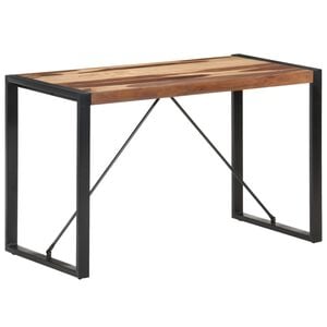 vidaXL spisebord 120x60x75 cm massivt tr&aelig;
