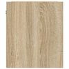 vidaXL væghængt sengebord 38x34x40 cm sonoma-eg