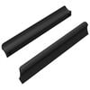vidaXL H&aring;ndtag 2 stk. Sort 106 x 7,4 x 15,5 mm Aluminium