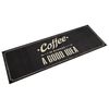 vidaXL k&oslash;kkent&aelig;ppe 60x180 cm kaffedesign vaskbart velour