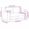 vidaXL Sofa Beige 160 x 77 x 82 cm Linned-blandet stof