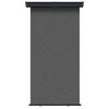 vidaXL Balkon Sidesk&aelig;rm 170 x 250 cm 100% polyester jern st&aring;l Antracit