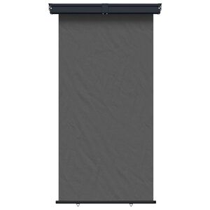 vidaXL Balkon Sidesk&aelig;rm 170 x 250 cm 100% polyester jern st&aring;l Antracit