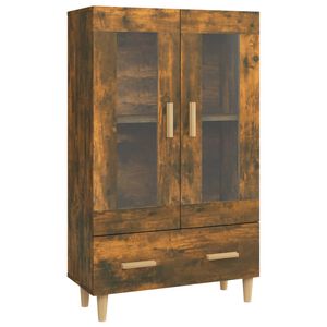 vidaXL skab 70x31x115 cm konstrueret tr&aelig; r&oslash;get egetr&aelig;sfarve