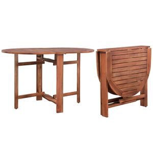 vidaXL havebord 120x70x74 cm massivt akacietr&aelig;