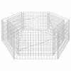 vidaXL sekskantet gabion-h&oslash;jbed 160x140x50 cm