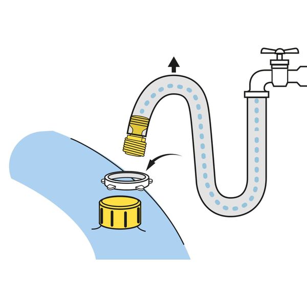 FLAMINGO sprinklerm&aring;tte til hunde Fresk Lenny 100 cm bl&aring;