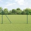 vidaXL Hegnspæl Grøn 10 x 1,6 m (60 x 60 mm net) Stål og PVC