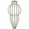 vidaXL Julefinial lys 320 LED'er Varm hvid Dia. 40 x 75 cm