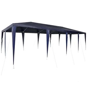 vidaXL Party Tent Bl&aring; 800 x 400 x 266 cm Polyethylen og st&aring;l