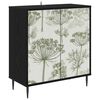 vidaXL Sideboard GOTHA Sort eg 69 x 33 x 76 cm Konstrueret tr&aelig;