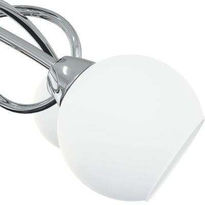 vidaXL loftlampe med runde keramikskærme til 4 G9 LED-pærer
