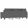 vidaXL 3-personers sofa 180 cm stof m&oslash;rkegr&aring;
