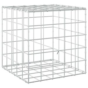 vidaXL Gabion med 3,5 mm tr&aring;d og 10x10 cm net 50x50x50 cm