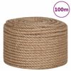 vidaXL reb 100 % jute 10 mm 100 m