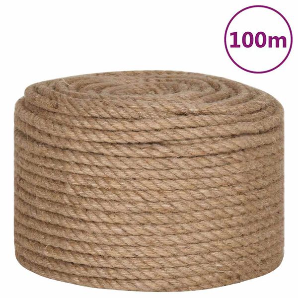 vidaXL reb 100 % jute 10 mm 100 m