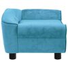 vidaXL hundesofa 72x45x30 cm plys turkis