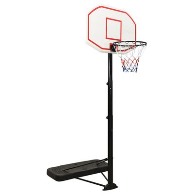 vidaXL basketballstativ 258-363 cm polyethylen hvid