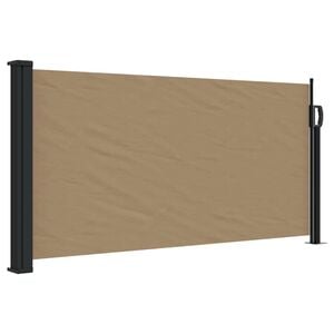 vidaXL sammenrullelig sidemarkise 100x300 cm gr&aring;brun