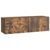 vidaXL V&aelig;gh&aelig;ngt TV-skab 98 x 31 x 30 cm R&oslash;get eg Konstrueret tr&aelig;