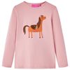 vidaXL Lang&aelig;rmet T-shirt til b&oslash;rn str. 116 lyser&oslash;d