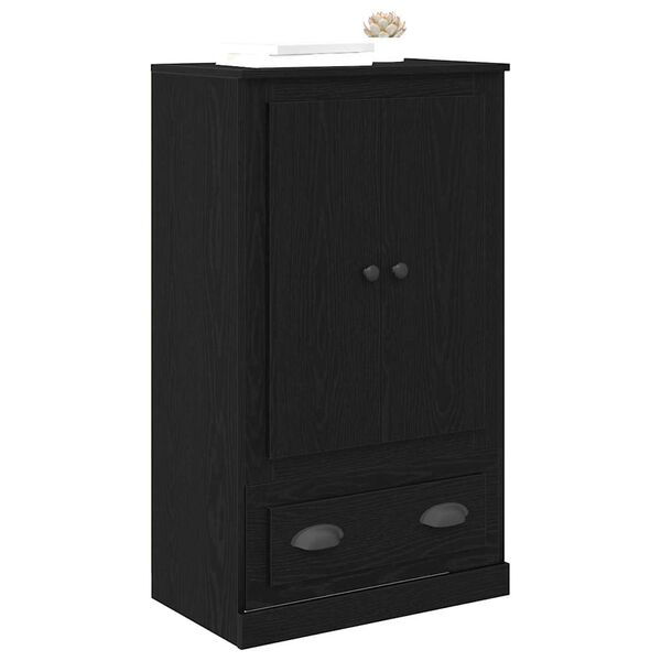 vidaXL Highboard Sort eg 60 x 35,5 x 103,5 cm Konstrueret tr&aelig;
