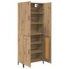vidaXL Highboard Artisan Egetr&aelig; 69,5 x 34 x 180 cm Konstrueret tr&aelig;