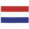 vidaXL Holland flag og flagstang 5,5 m aluminium