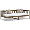 vidaXL daybed 90x200 cm massivt fyrretr&aelig; gyldenbrun