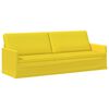 vidaXL 3-personers sofa Lys Gul 220 x 81 x 82 cm Stof