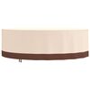vidaXL overtr&aelig;k til havem&oslash;bler &Oslash; 279x71 cm rundt 600D oxfordstof beige