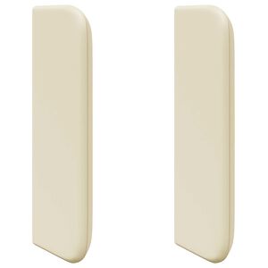 vidaXL Hovedg&aelig;rde&oslash;re Creme 40,5 x 40,5 x 4 cm PVC