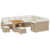 vidaXL Havesofa S&aelig;t 12 stk. 11-Antal s&aelig;der Beige og creme