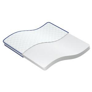 vidaXL madras 200x200x17 cm bl&oslash;d memoryskum hvid