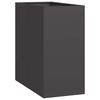 vidaXL plantekasse 40x80x80 cm st&aring;l sort